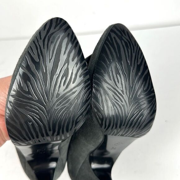 New Andrea Morelli Italy Gray Suede Pumps Heels EUR 36 US 6 - Picture 11 of 16